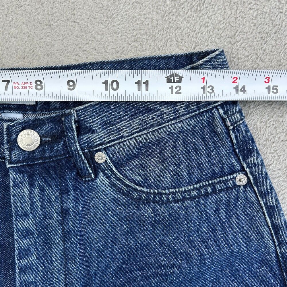 Obey Straight Leg Jeans Womens 25 Blue Denim Medium Wash Regular Fit Casual Wear - Picture 6 of 12